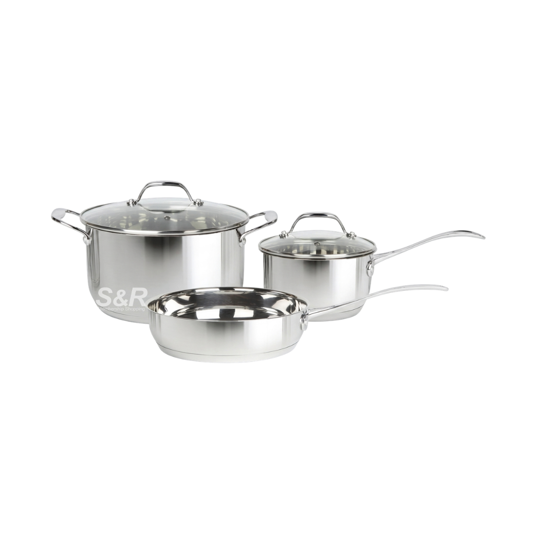 Made to Cook 5-piece Stainless Steel Cookware Set